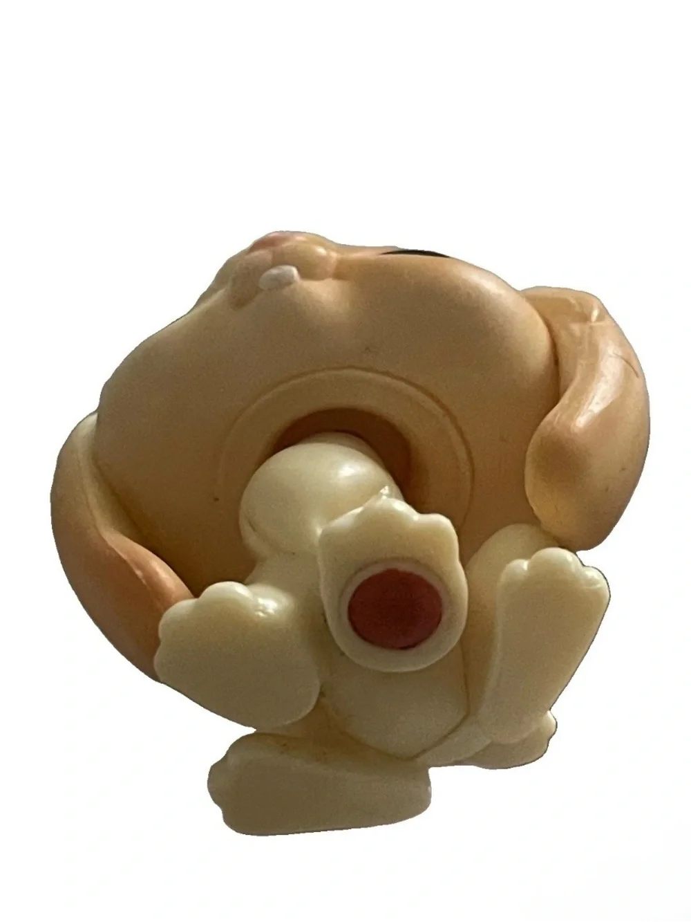 Littlest Pet Shop LPS Authentic #95 Brown Tan Lop Ear Bunny Blue Eyes Hasbro